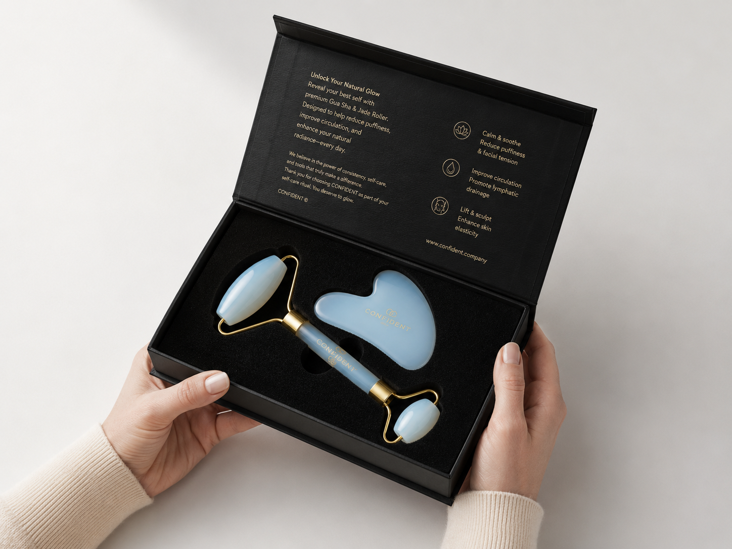 The Secret to a Sculpted, Glowing Face: Gua Sha & Jade Roller