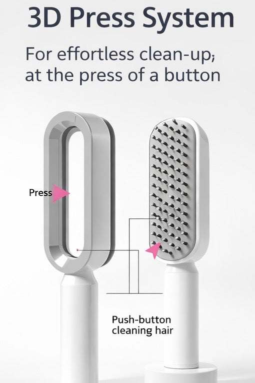 CONFIDENT 3D precision hair brush with flexible bristle technology