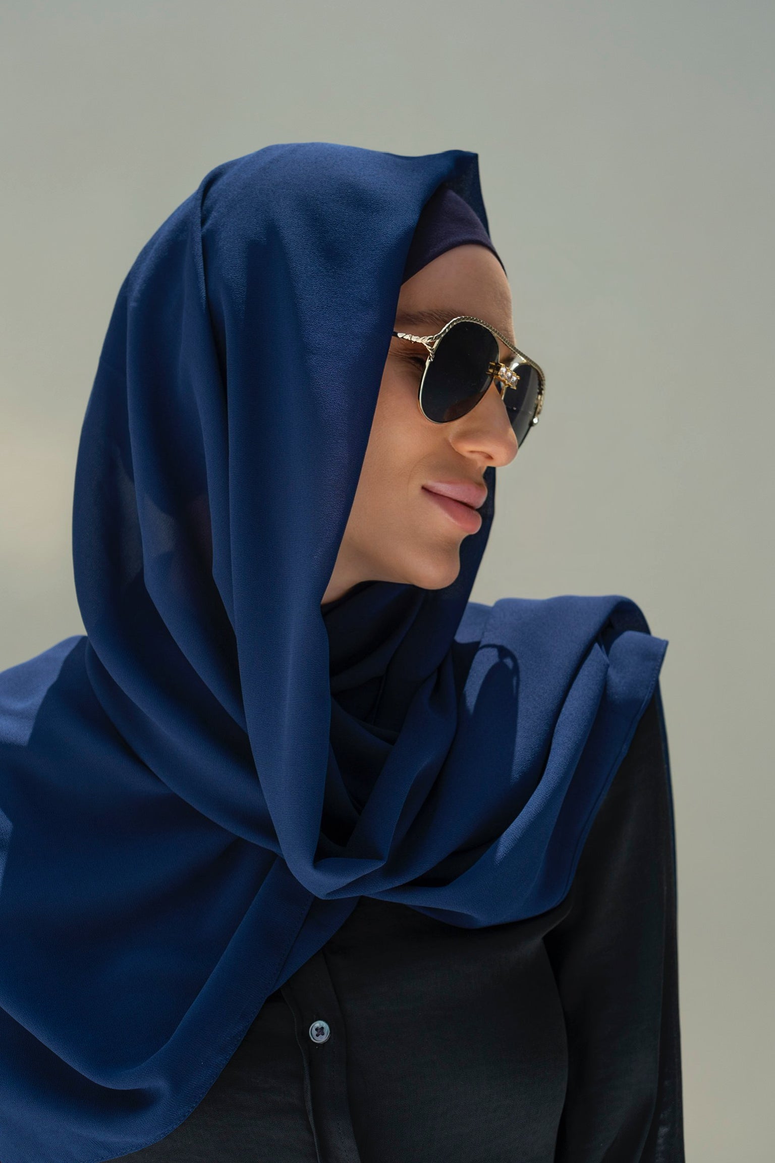 CONFIDENT PLAIN INNER SCARF SET
