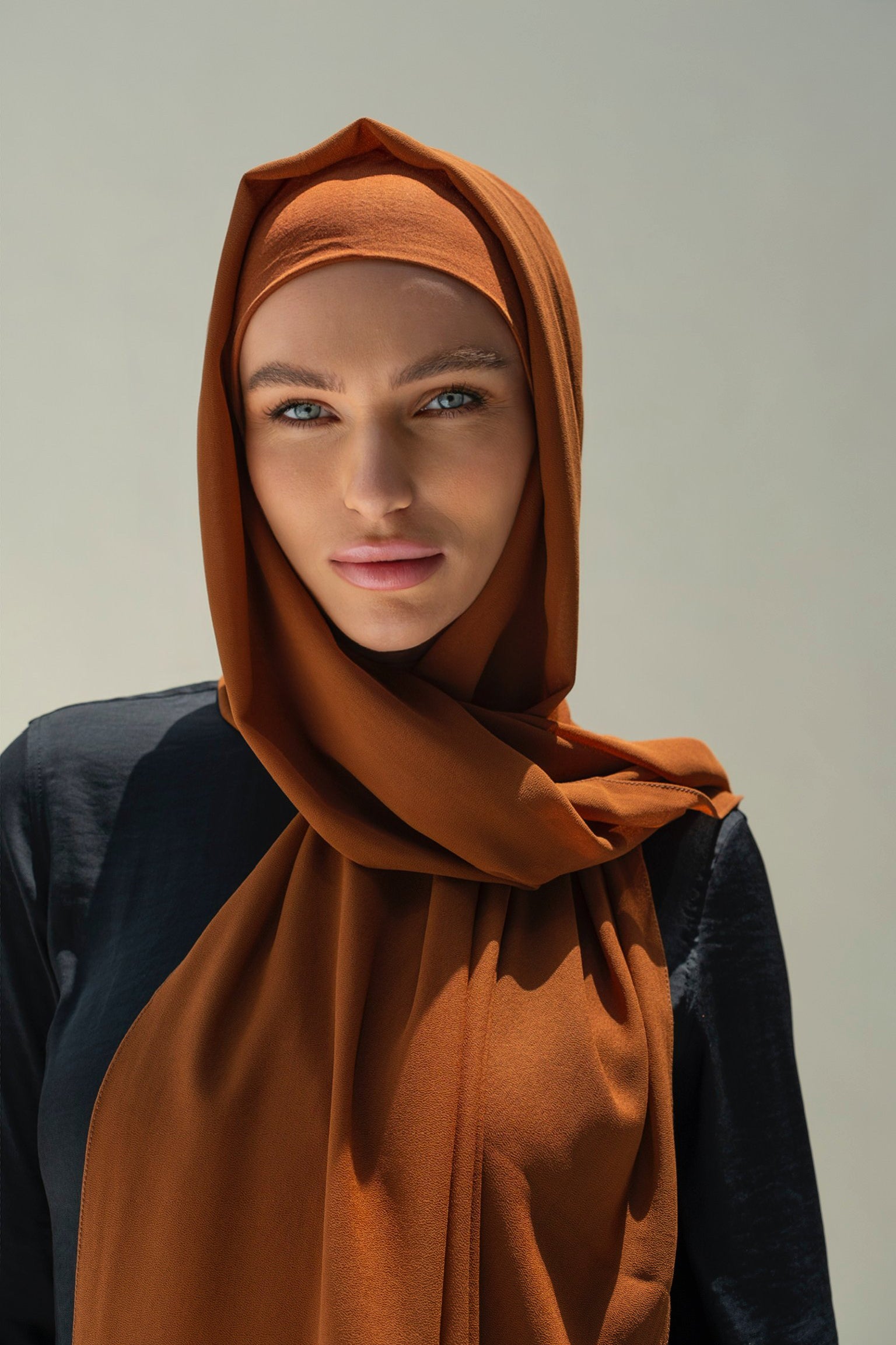 CONFIDENT PLAIN INNER SCARF SET