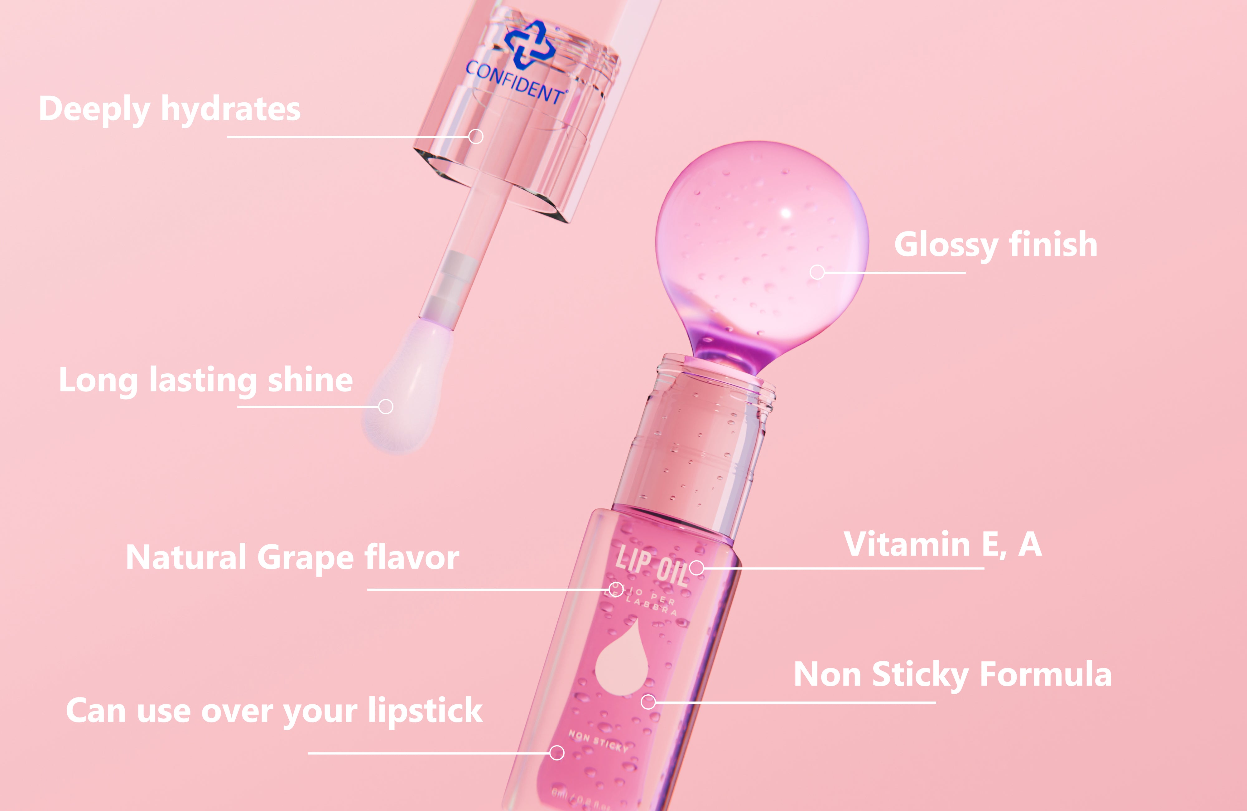 CONFIDENT LIP OIL